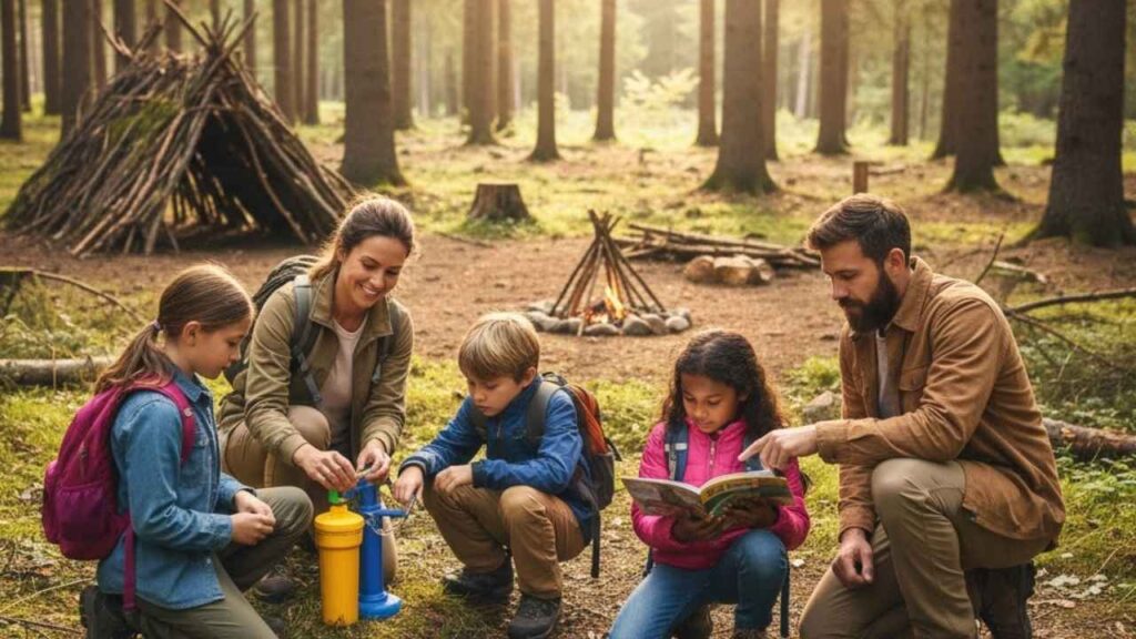 How to Teach Kids Wilderness Survival Basics Safely?